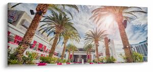 Slika - palme s bazenom (120x50 cm)