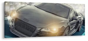 Slika automobila Audi - sivi (120x50 cm)