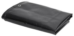 Cerada 650 g/m² 1 5 x 6 m crna - Crna 1 5 x 6 m with eyelets