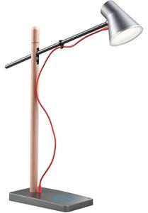 Redo 01-1119 - LED Prigušiva stolna lampa LED/5W/230V USB