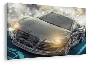 Slika automobila Audi - sivi (90x60 cm)