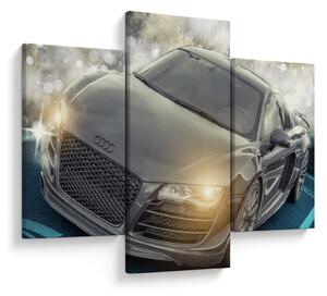 Slika automobila Audi - sivi (90x60 cm)