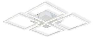 Top Light - LED Prigušivi nadgradni luster R4xLED/16,25W/230V uglast bijela + DU