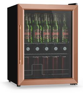 Klarstein Hladnjak za pića Beersafe sa staklenim vratima | 64 x 48 cm | 60 litara | 85 W | Bakar/bijela