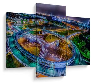 Slika - panorama noćnog grada (90x60 cm)