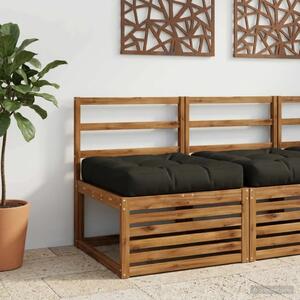 Jastučić za sjedalo od 1 dijela VIANEN 100% poliester Crna - Crna 60 x 60 x 12 cm 1
