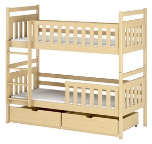 Zondo Dječji krevet 80 x 190 cm Mao (s podnicom i prostorom za odlaganje) (borovina). 1013388