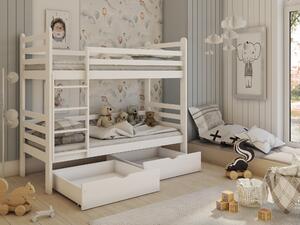 Zondo Dječji krevet 90 x 200 cm Paul (s podnicom i prostorom za odlaganje) (bijela). 1013579