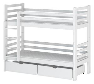 Zondo Dječji krevet 90 x 200 cm Paul (s podnicom i prostorom za odlaganje) (bijela). 1013579