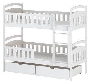 Zondo Dječji krevet 90 x 200 cm Antone (s podnicom i prostorom za odlaganje) (bijela). 1013555