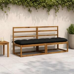 Jastučić za klupu VIANEN 100% poliester Crna 200 x 50 x 12 cm - Crna 200 x 50 x 12 cm