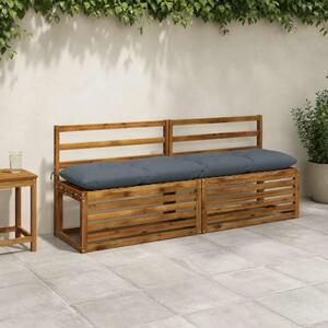 Jastučići za klupe VIANEN 2 kom. 100% poliester Plava - Plava 160 x 40 x 12 cm