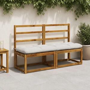 Jastučić za klupu VIANEN 100% poliester Bijela 150 x 40 x 12 cm - Bijela 150 x 40 x 12 cm