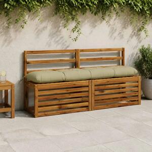 Jastučić za klupu VIANEN 100% poliester Svijetlo zelena - Svijetlo zelena 140 x 30 x 12 cm