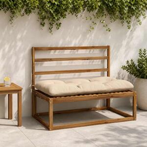 Jastučići za klupe VIANEN 2 kom. 100% poliester Krem - Krem 100 x 60 x 12 cm