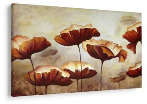 Slika crvenog cvijeća (90x60 cm)