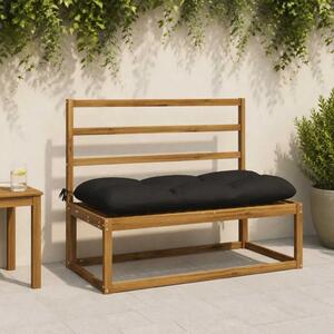 Jastučić za klupu VIANEN 100% poliester Crna 100 x 50 x 12 cm - Crna 100 x 50 x 12 cm
