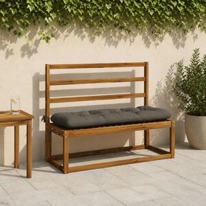 Jastučići za klupe VIANEN 2 kom. 100% poliester Siva - Siva 110 x 40 x 12 cm