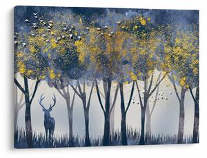 Slika jelena u šumi (70x50 cm)