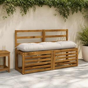 Jastučić za klupu VIANEN 100% poliester Bijela 110 x 30 x 12 cm - Bijela 110 x 30 x 12 cm