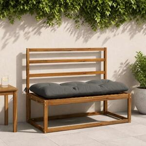 Jastučići za klupe VIANEN 2 kom. 100% poliester Siva - Siva 110 x 50 x 12 cm