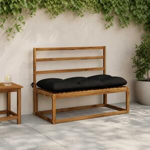 Jastučići za klupe VIANEN 2 kom. 100% poliester Crna - Crna 100 x 50 x 12 cm