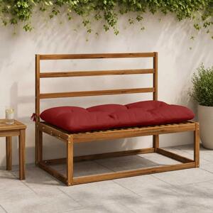 Jastučići za klupe VIANEN 2 kom. 100% poliester Crvena - Crvena 110 x 60 x 12 cm
