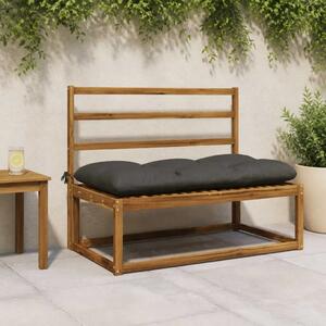 Jastučić za klupu VIANEN 100% poliester Antracit - Antracit 110 x 60 x 12 cm
