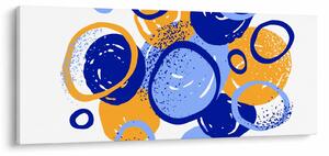 Slika - Svijetli motiv s krugovima (120x50 cm)
