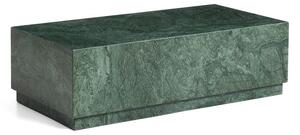 Zeleni mramorni stolić za kavu 50x100 cm Sorein – Kave Home