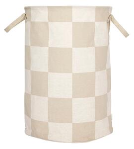 Bež/krem tekstilna košara za rublje Chess – OYOY Living Design