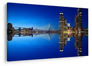 Slika - noćni Rotterdam (90x60 cm)