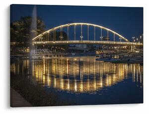 Slika mosta s fontanom (70x50 cm)
