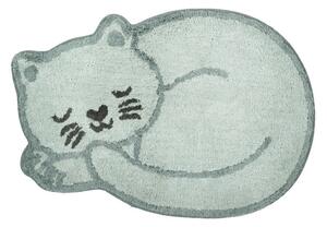 Svijetlo plavi pamučan dječji tepih 43x60 cm Sleeping Cat – Sass & Belle