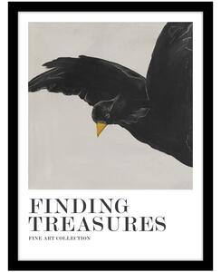 Plakat s okvirom 32x42 cm Finding Treasures – Malerifabrikken