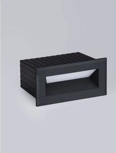 VIVION UGRADBENA ZIDNA SVJETILJKA CRNA LED 1 Watt 220-240 Volt 29lm NL9030819