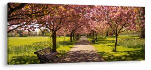Slika - voćnjak trešanja (120x50 cm)