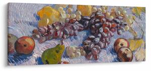 Slika - Vincent van Gogh, Grapes, Lemons, Pears, and Apples, reprodukcije (120x50 cm)