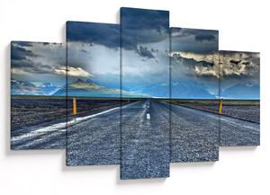 Slika ceste u oluji (150x105 cm)