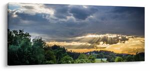 Slika krajolika sa zrakama (120x50 cm)