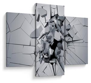 3D apstraktna slika (90x60 cm)