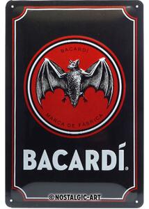 Metalni znak Bacardi - Black Logo