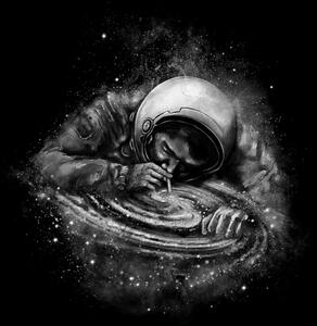 Ilustracija Space Junkie, Francis Minoza, (30 x 40 cm)