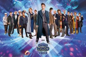 Poster Doctor Who - 60th Anniversary, (91.5 x 61 cm)