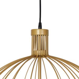 Dizajn viseća lampa zlatna 60 cm - Wire Dos