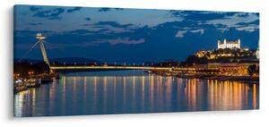 Slika Bratislave s dvorcem (120x50 cm)