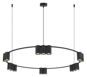 Viseća lampa (krug) GENESIS BLACK 15xGU10