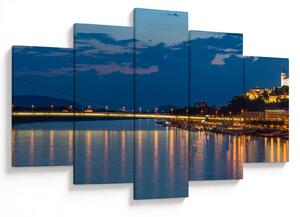 Slika Bratislave s dvorcem (150x105 cm)