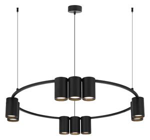 Viseća lampa (krug) GENESIS BLACK 10xGU10