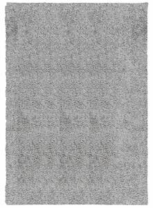 VidaXL Čupavi moderni tepih s visokim vlaknima sivi 160x230 cm
